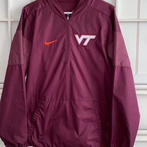 Virginia Tech Nike Windbreaker 1/4 Zip